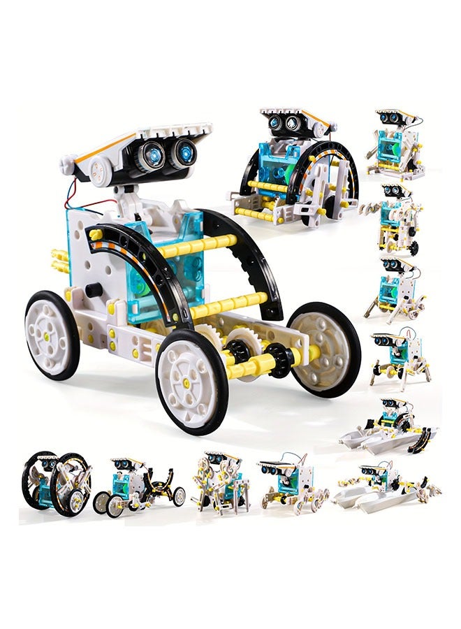 13-in-1 Solar Robot Kit for Kids, Stem Projects for Kids Age 8-12, Educational Science Toy, DIY Solar Power Building Kit, Robotic Set Toys Gift for Boys Girls 8-12 Years Old - Image 1