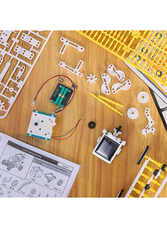 13-in-1 Solar Robot Kit for Kids, Stem Projects for Kids Age 8-12, Educational Science Toy, DIY Solar Power Building Kit, Robotic Set Toys Gift for Boys Girls 8-12 Years Old - Image 4