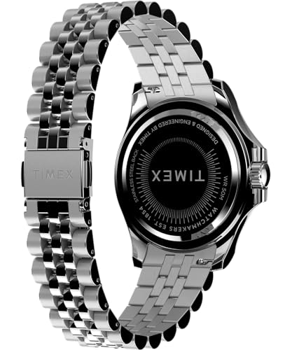 TIMEX ساعة تيمكس النسائية كايا 40 مم - سوار، قرص، علبة بلون فضي - Image 5