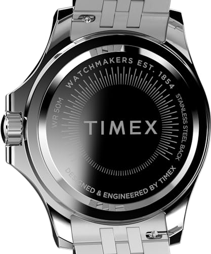 TIMEX ساعة تيمكس النسائية كايا 40 مم - سوار، قرص، علبة بلون فضي - Image 4