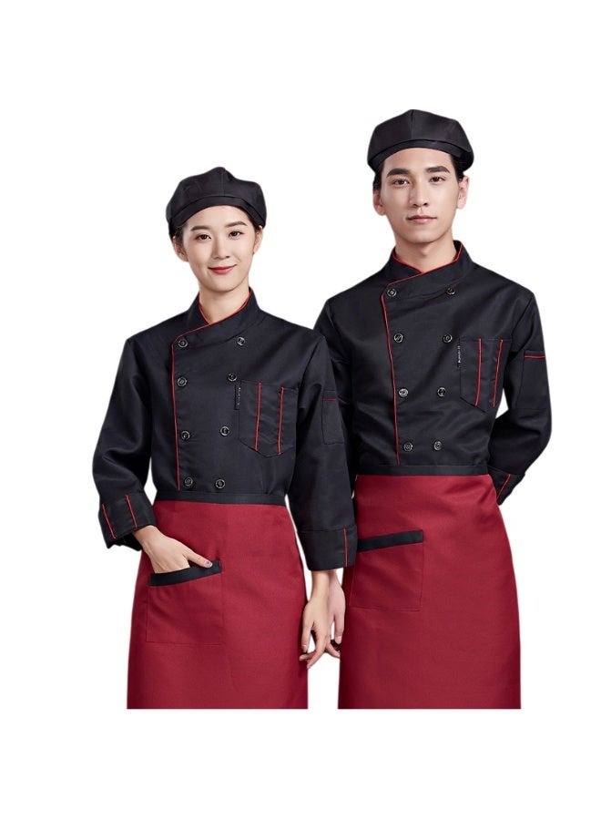 KUYING New Chef Workwear Top+Apron Set - Image 1