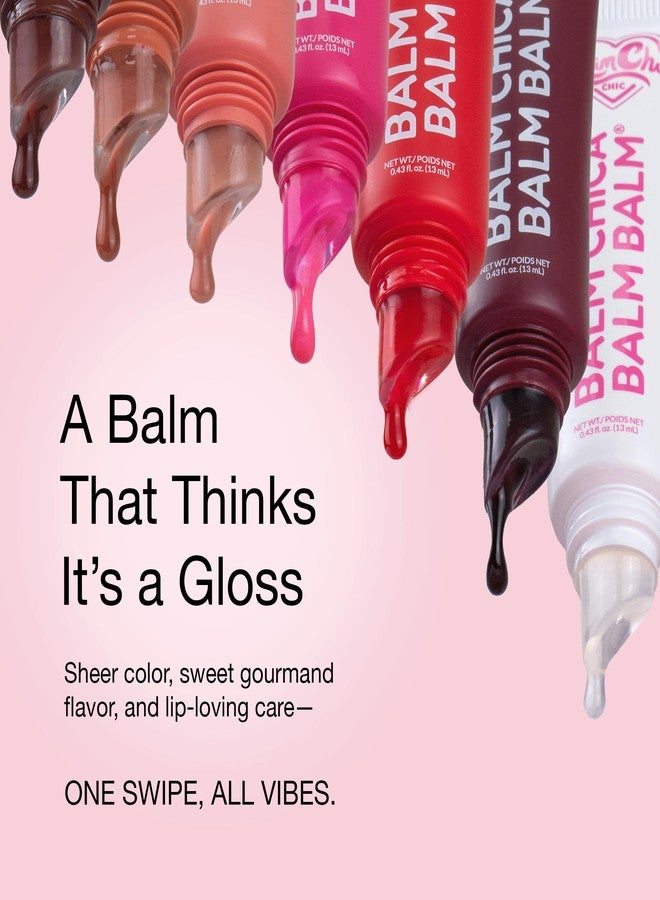 Kimchi Chic KimChiChic Beauty Balm Chica Balm, Glossy Tinted Flavored Lip Balm, Hydrating Vegan Lip Gloss, Cruelty-Free, Paraben-Free Treatment for Soft, Smooth Lips, 0.8 fl. oz, 02-Vanilla Bean - Image 5
