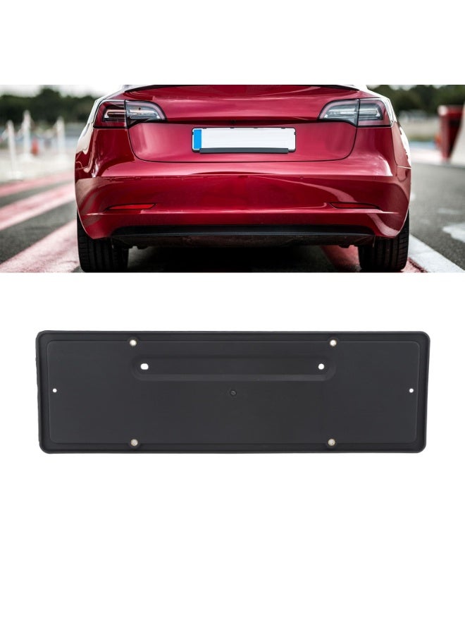 Rear License Plate Holder Car Number Plate Holder Mounting Bracket for Tesla Model 3 2017-2023 Model Y 2020-2024 - Image 2