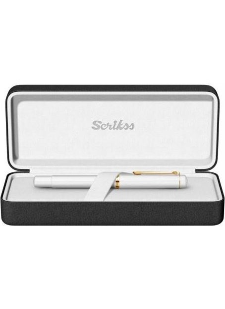 Scrikss 419 Fountain Pen White Luxury Box  - Image 2
