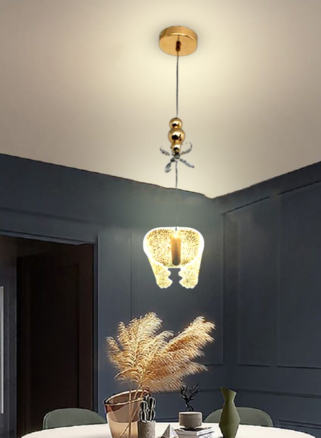 بيست باور ثريا فردي LED حديثة 7218-1 مصباح ليد معلق للإضاءة الداخلية مع ثلاثة مستويات إضاءة قابلة للتعتيم، اختيار مثالي لغرف المعيشة أو مناطق تناول الطعام أو غرف النوم - Image 1