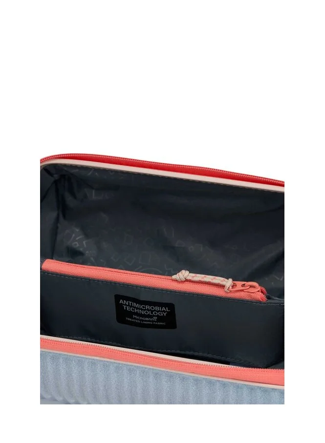 AMERICAN TOURISTER American Tourister Rollio U Crossbody Bag - Silver/Glitter/Salmon - 3 Years Global Warranty