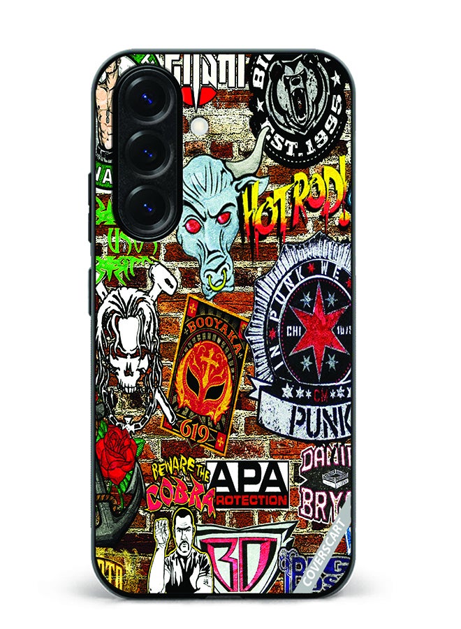 COVERSCART Protective Case Cover For Samsung Galaxy A56 Poster Stamps Design Multicolour