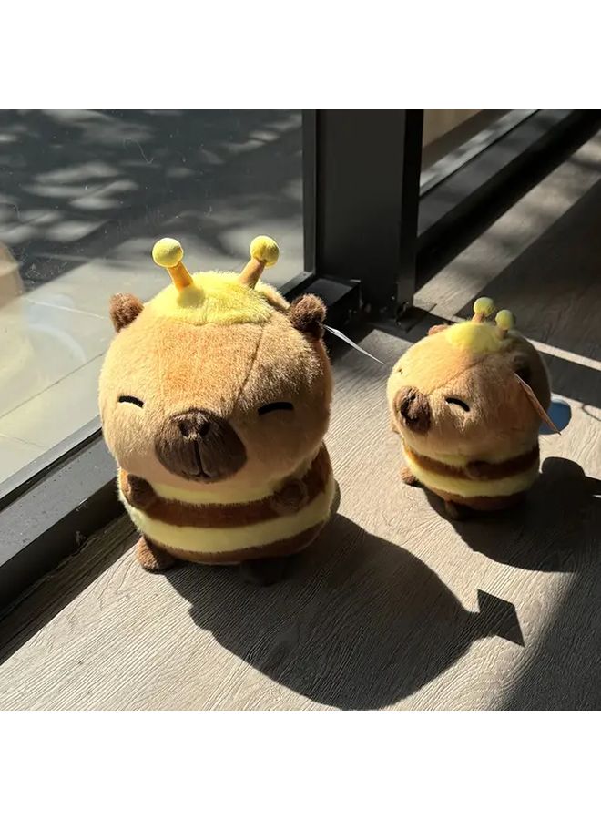 Max Capybara Plush Toy Soft Stuffed Bee Shape Yellow Pig Abstract Creative Doll - Image 5