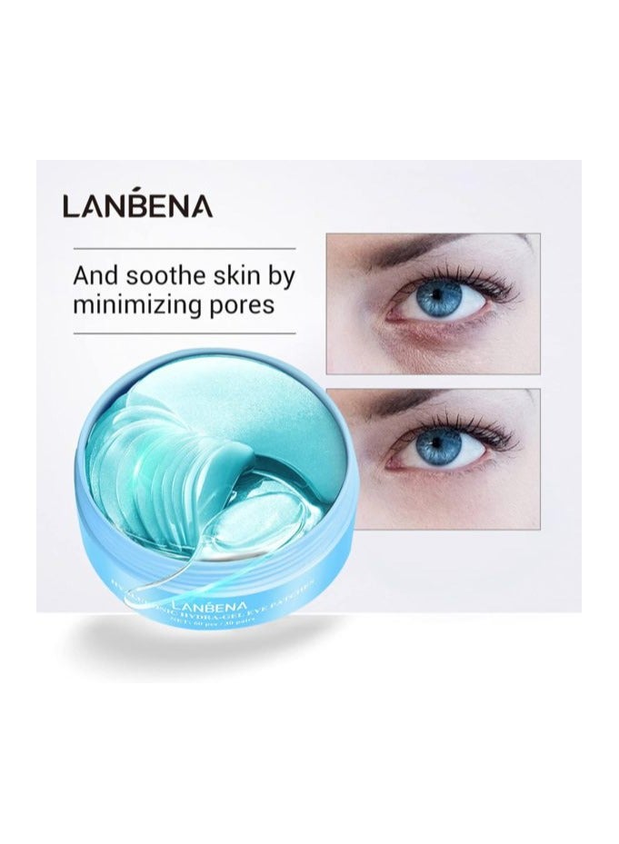Lanbena Hyaluronic Acid Hydra Gel Eye Patches 30 Pairs - Image 2