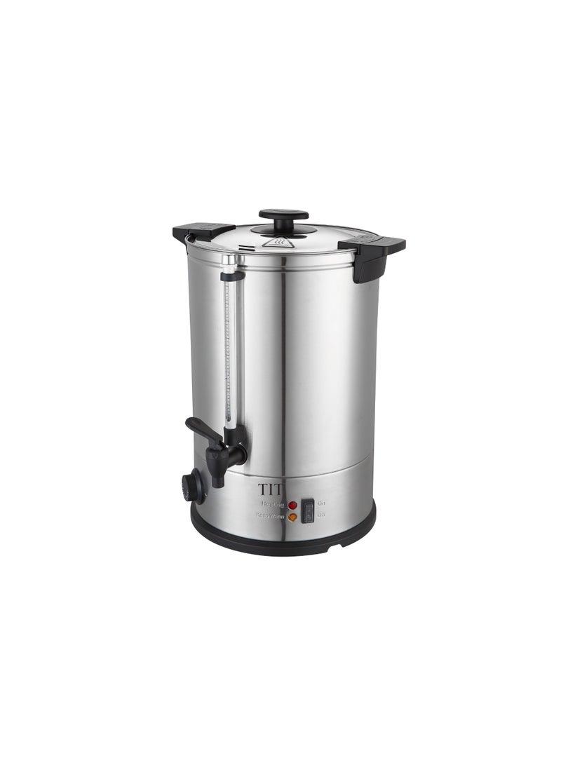 TIT 10L Electric Water Boiler with Double Wall, 1500W Power, Anti-Drip Tap, and Adjustable Thermostat - Image 3