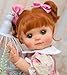 Cloveray Baby Doll 18 Inch Realistic Reborn Toddler Real Life Baby Dolls with Vintage Floral Dress Little Bear Woven Basket Premium Collectible Doll Gifts for 3 Year Old Girls - Image 2