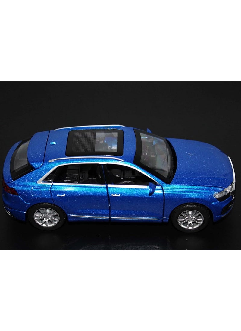 TOY GARDEN 1:32 Diecast Metal Pullback Toy car for Kids Best Gifts Toys for Kids Boys - Audi suv Q8 model Multicolor (BLUE)  - Image 5
