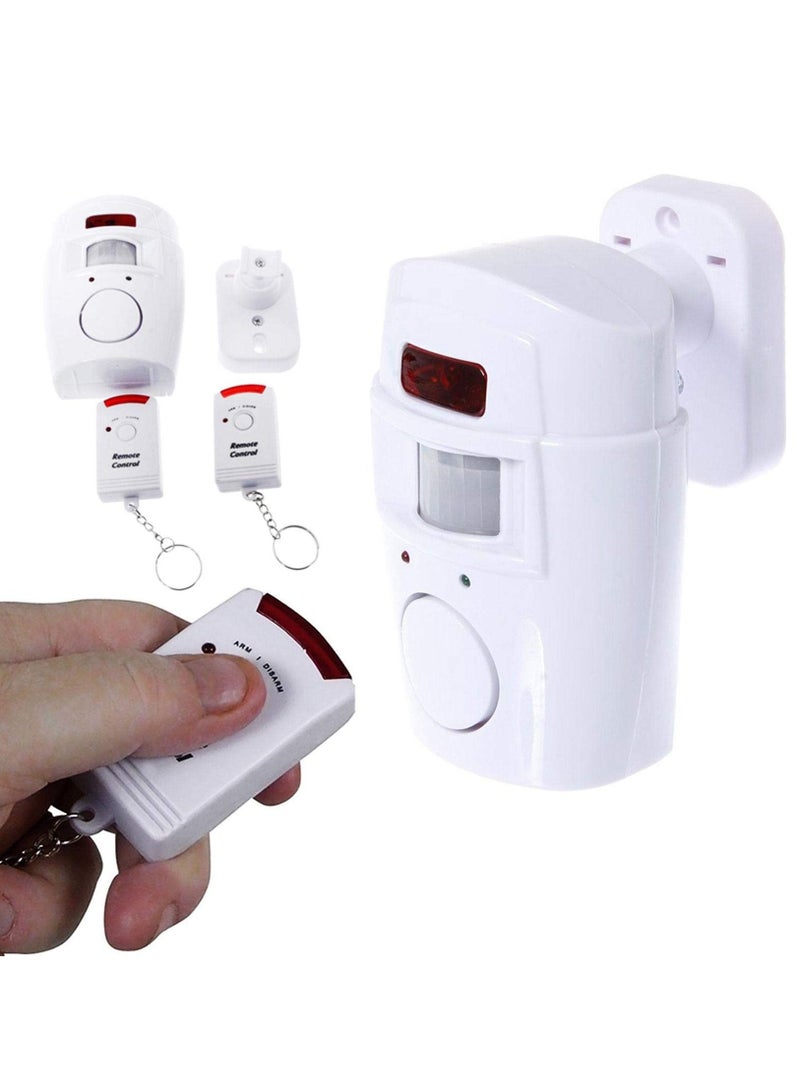 اللاسلكية الأمن المنزلي بير النائب إنذار الأشعة تحت الحمراء الاستشعار مضاد للسرقة كاشف الحركة نظام إنذار ( مع 2 وحدة تحكم عن بعد ) - Image 3