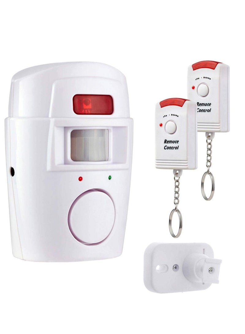 اللاسلكية الأمن المنزلي بير النائب إنذار الأشعة تحت الحمراء الاستشعار مضاد للسرقة كاشف الحركة نظام إنذار ( مع 2 وحدة تحكم عن بعد ) - Image 1