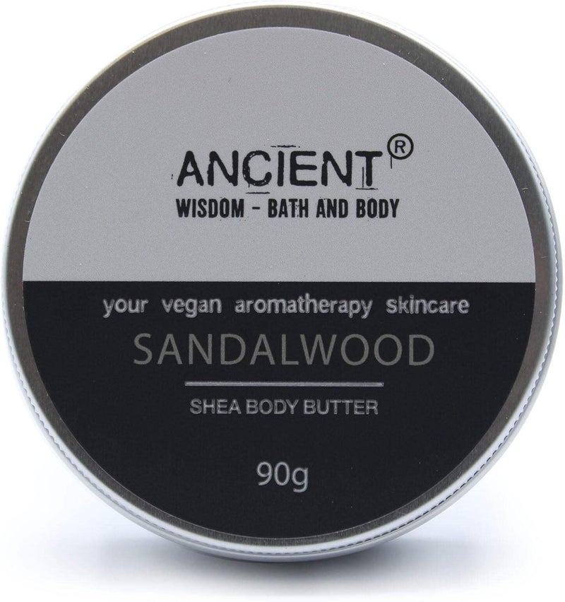 Ancient Wisdom Aromatherapy Shea Body Butter 90g Sandalwood