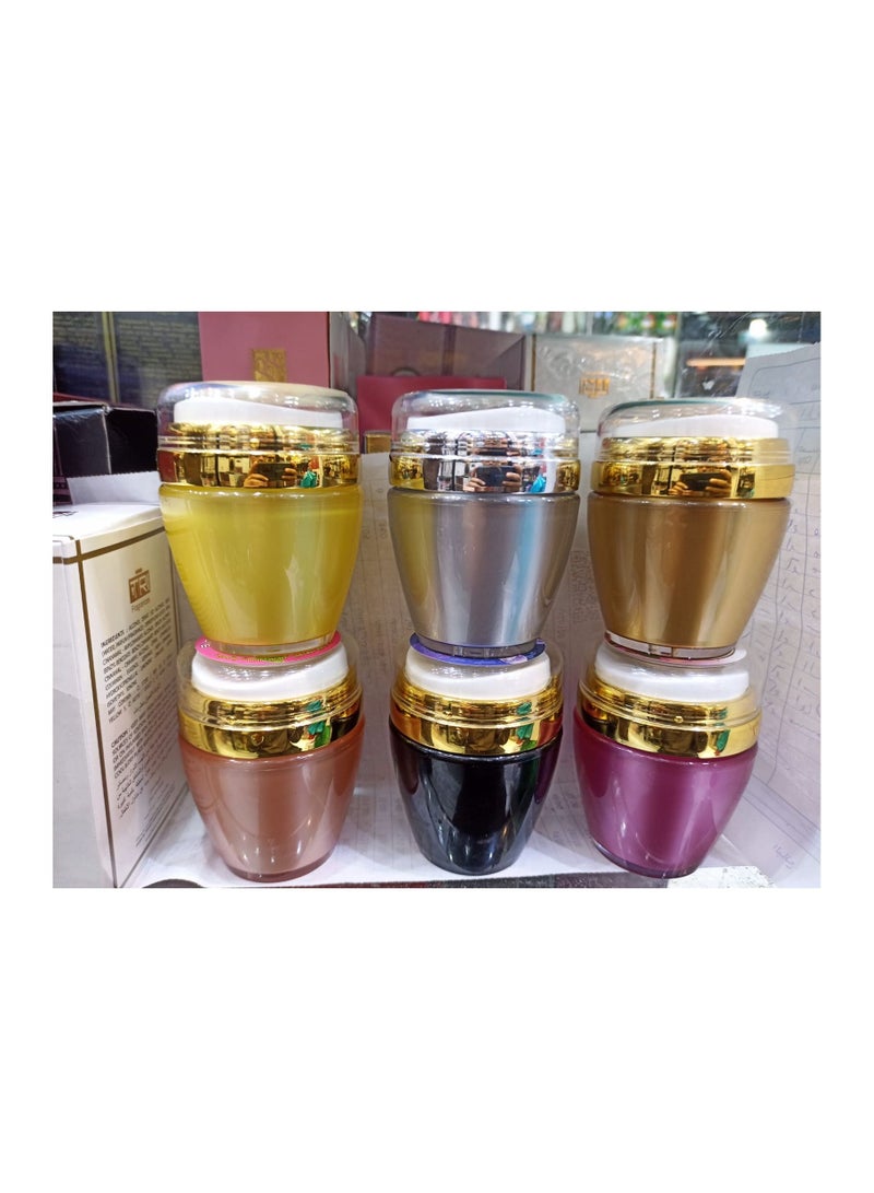 مخمريه من لمسه حرير لتعطير الجسم والشعر مكون من 6 عبوات بروايح مختلفه - Image 1