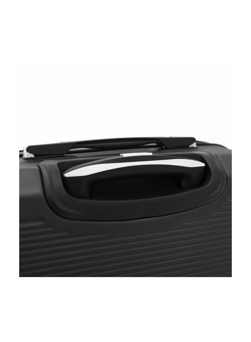 GIORDANO حقيبة سفر جيوردانو ABS صلبة بعجلات مجموعة من 3 قطع - أسود - 20"/24"/28" - Image 5