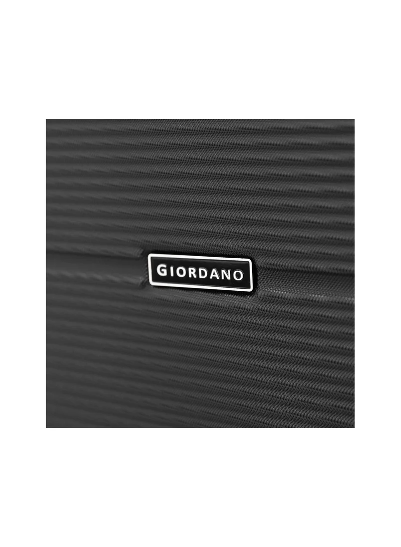 GIORDANO Giordano ABS Hardside Luggage Trolley Bag 3-Piece Set – Black – 20"/24"/28"