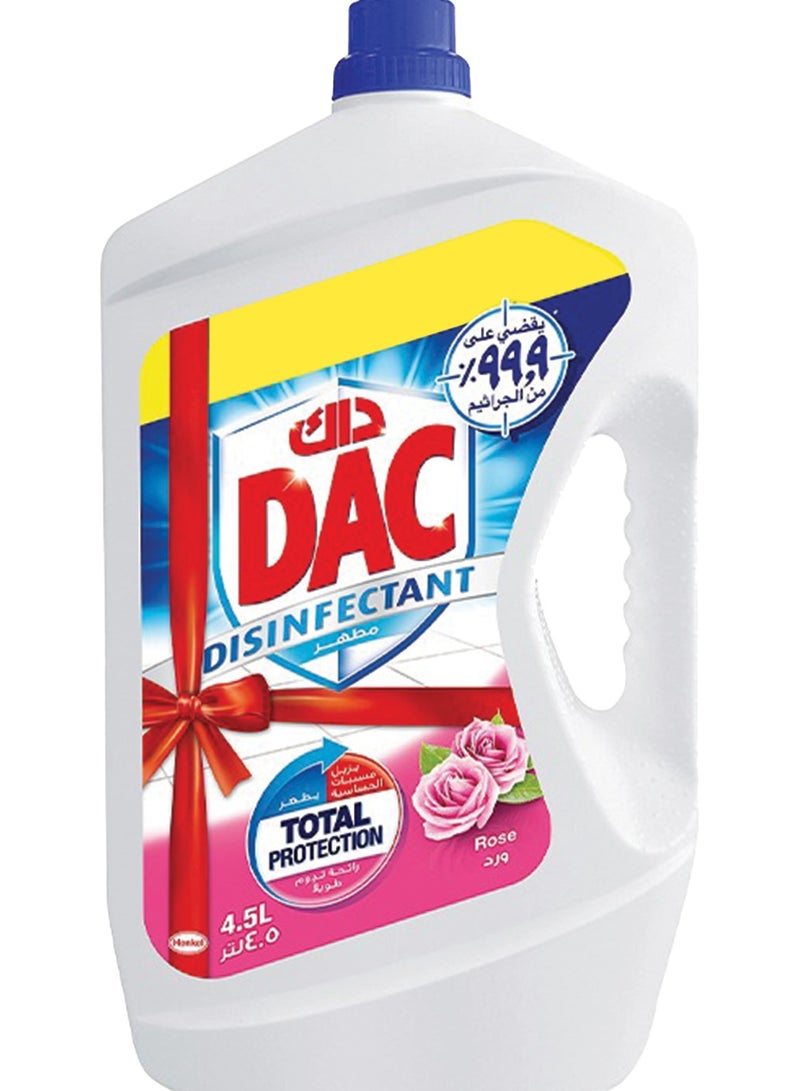Dac Disinfectant Floor Cleaner - Rose, 4.5 Litre - Image 1