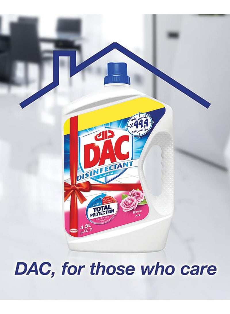 Dac Disinfectant Floor Cleaner - Rose, 4.5 Litre - Image 5