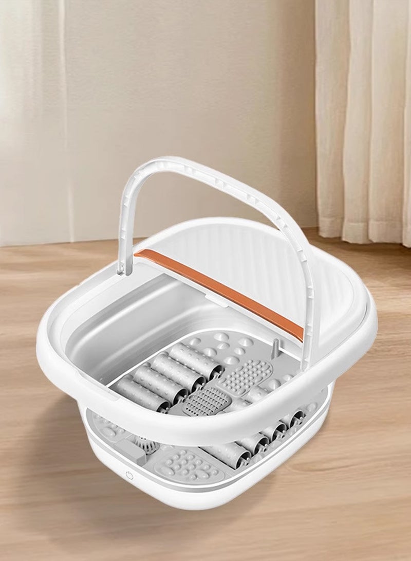 MARGOUN Foot Bath with Massage with Remote Control Foot Bath Multiple Massage Modes Timing Foldable Foot Bath for Relaxation Fatigue Relief Pain Relief - Image 1