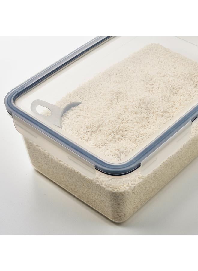 erorex Food container with lid, rectangular/plastic, 5.2 l - Image 3