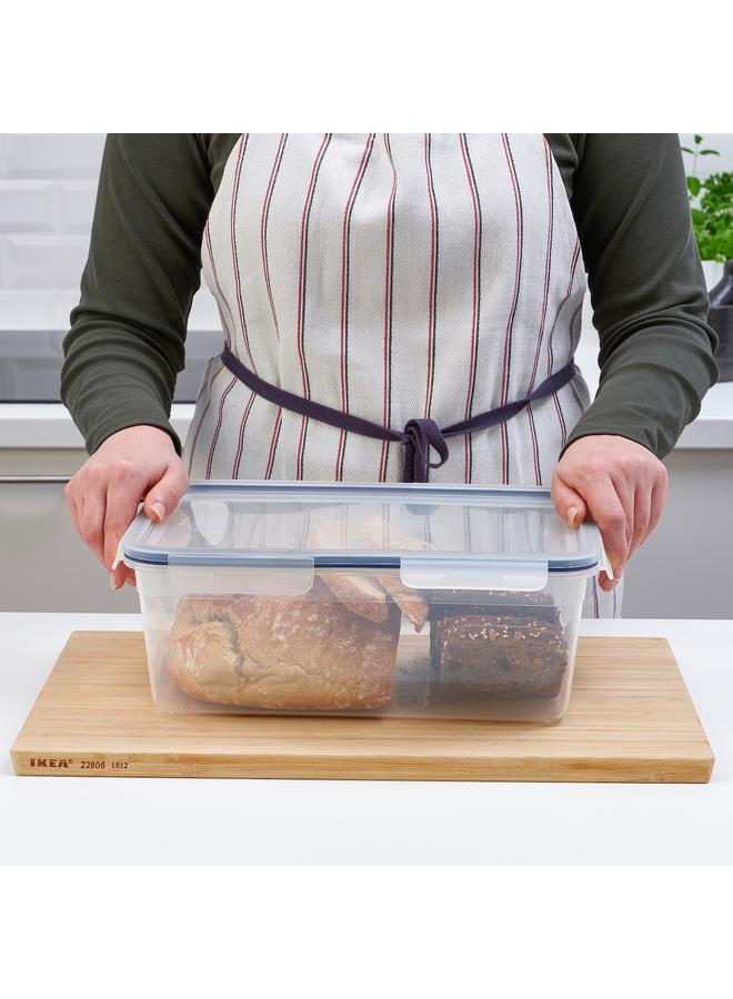 erorex Food container with lid, rectangular/plastic, 5.2 l - Image 2