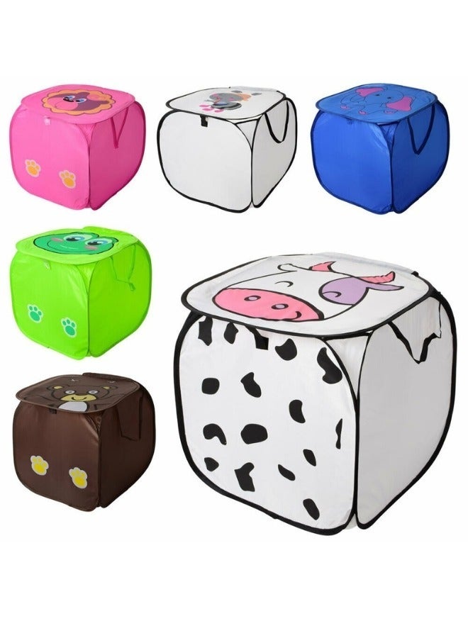 Foldable toy or laundry baskets in different shapes random color - Image 1