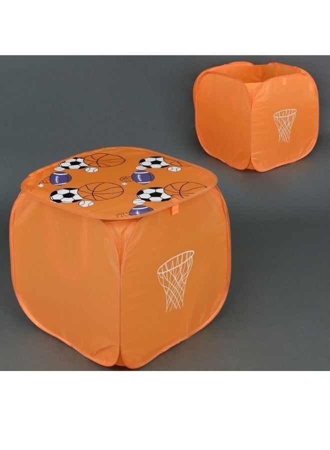 Foldable toy or laundry baskets in different shapes random color - Image 3
