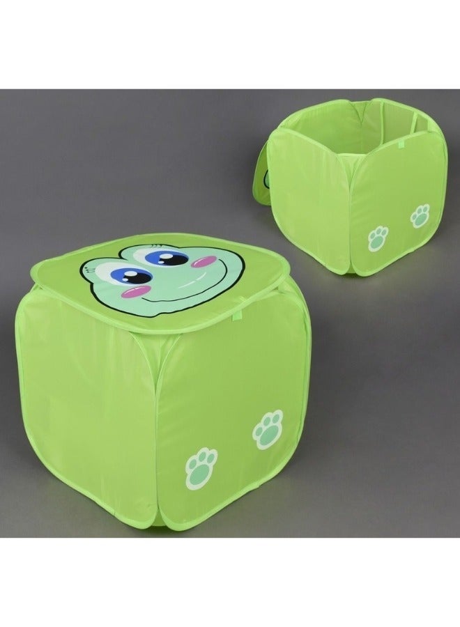 Foldable toy or laundry baskets in different shapes random color - Image 4