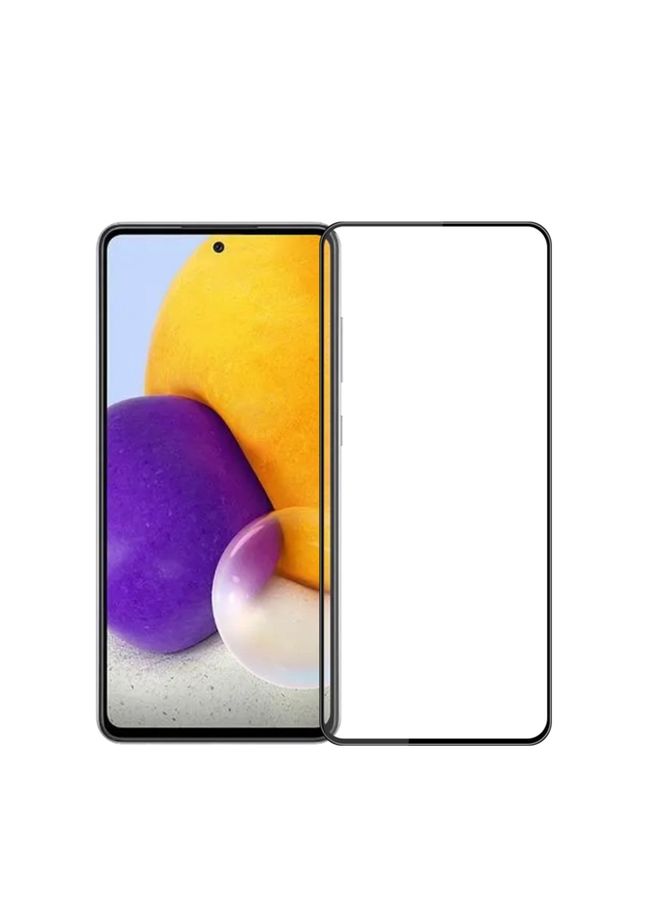 Screen Protector For Samsung Galaxy A73 5G MOFI 9H 3D Explosion-proof Tempered Glass Film(Black)