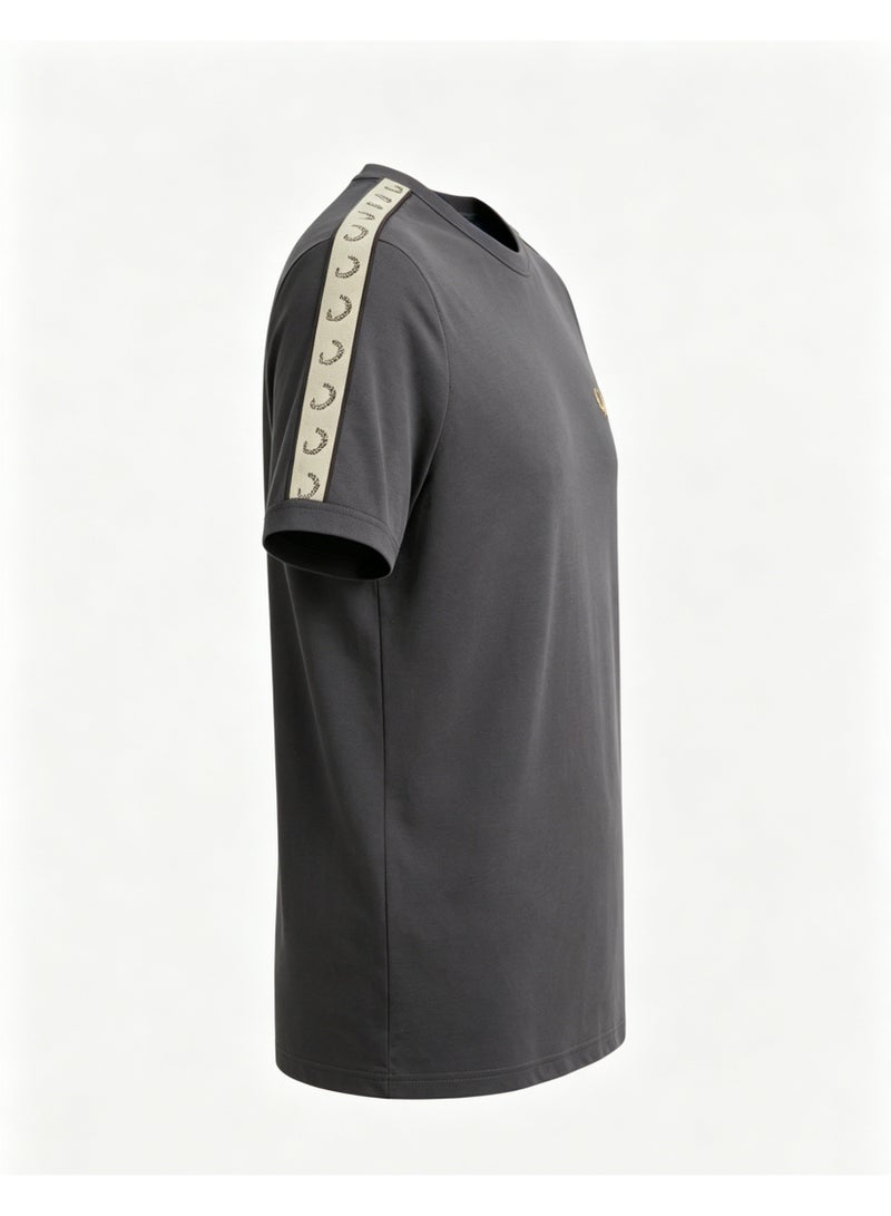 FRED PERRY Men's Short-Sleeve T-Shirt, Minimalist Casual Color-Blocking Trim Half-Sleeve Top - Image 3