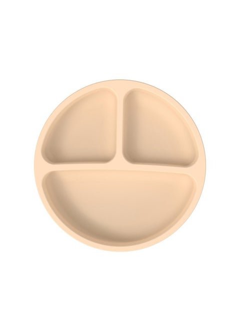 Baby Silicone Food Bowl Children's Compartmented Dinner Plate 7.4in