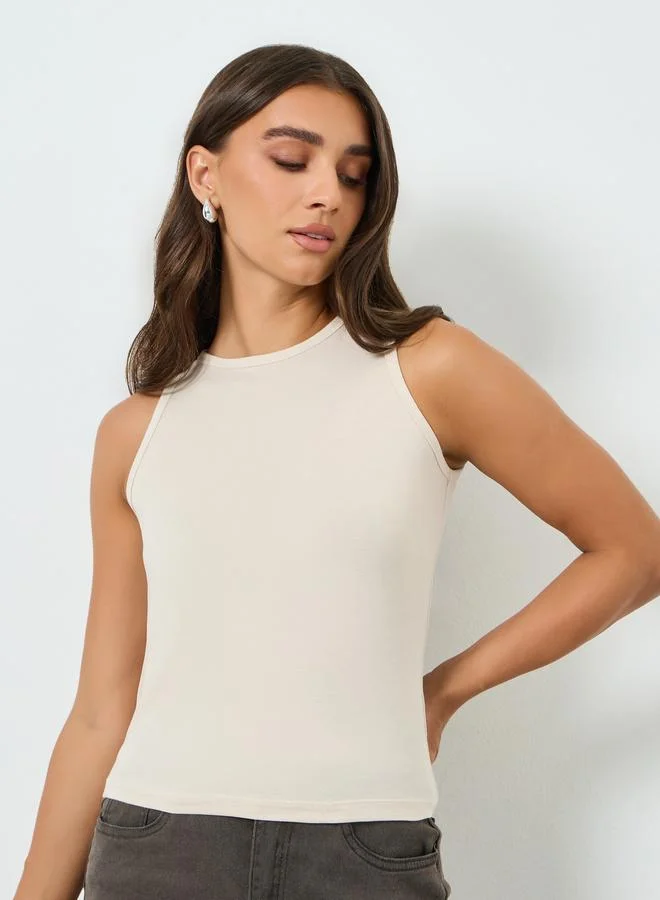 Pack of 2 - Solid Fitted Tank Top