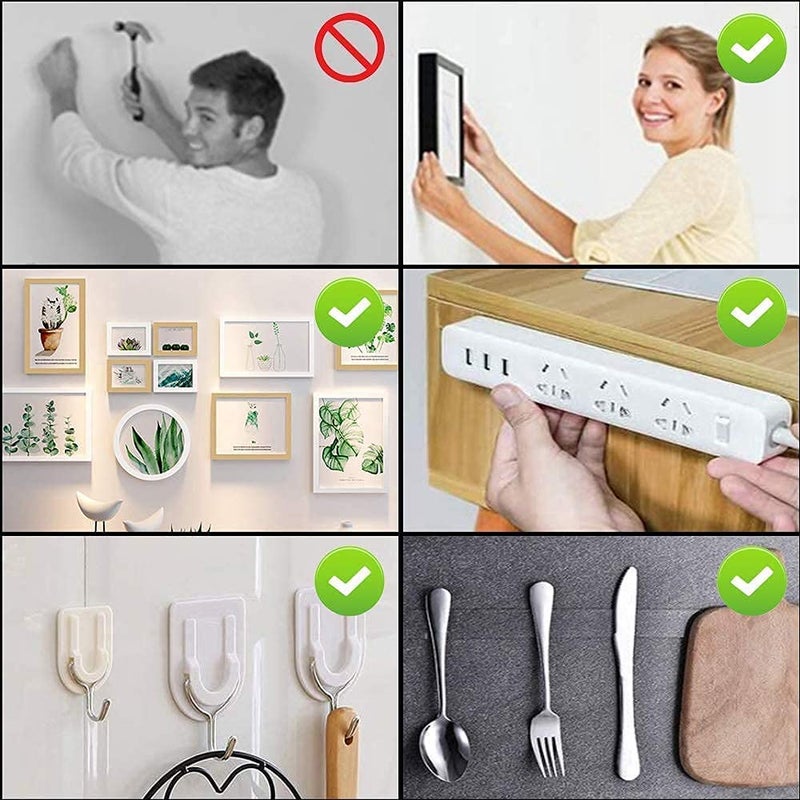 UPDESH Updesh Double Sided Tape Heavy Duty Strong Adhesive Mounting Tape Multipurpose Removable and Reusable Wall Tape Photo Frame Hanging Poster Tape Carpet Tape pack of 1  - Image 3