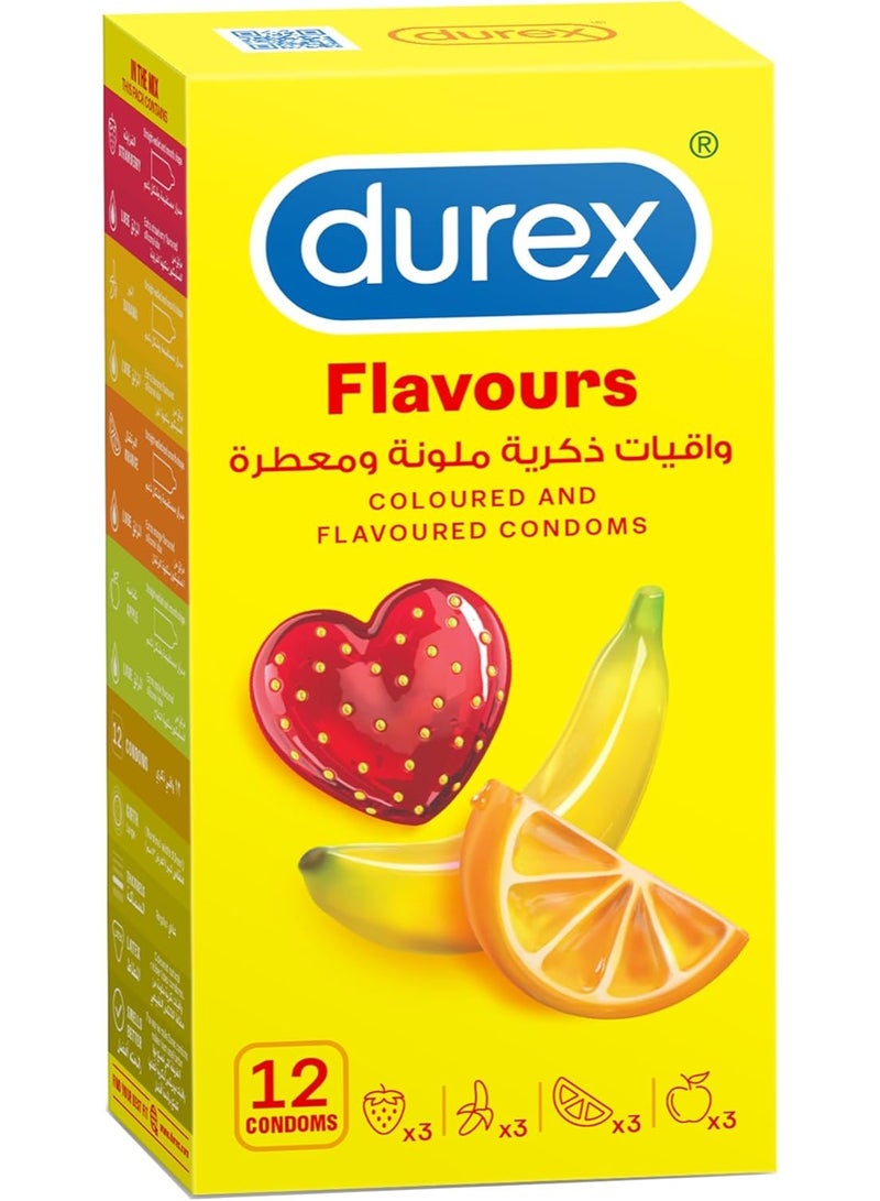erorex Durex Flavours Coloured and Flavoured Condoms for Reliable Protection and Enhanced Intimacy - Image 1