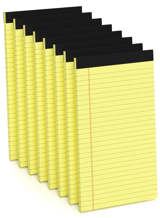 Aidunmis 8 Pack Yellow Legal Pads 8.5 x 11 Wide Ruled Note Pads 8.5 x 11 Lined Paper Writing Pads Yellow Notepads 8.5 x 11 Notebook Paper for Work Legal Notepads Yellow Pads of Paper 30 Sheets per Legal Pad - Image 1
