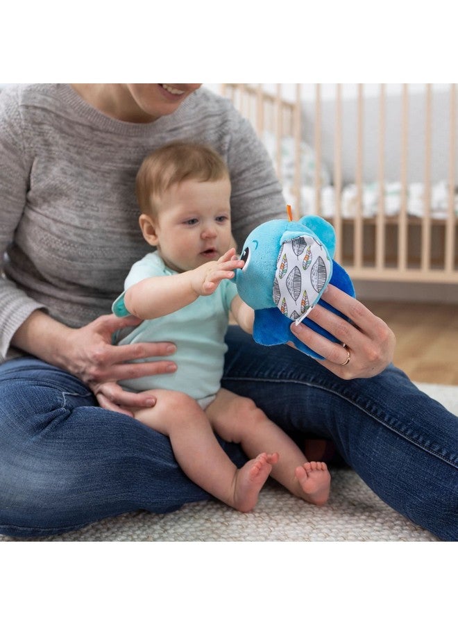 Lamaze Puffaboo Elephant Baby Toy - Soft Squeaky Elephant Toy with Crinkly Ears - Interactive Baby Toys for Sensory Play - Baby Sensory Toys Ages 3 Months and Up - Image 4