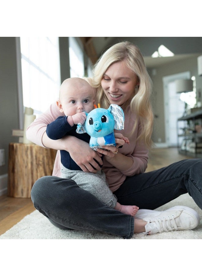 Lamaze Puffaboo Elephant Baby Toy - Soft Squeaky Elephant Toy with Crinkly Ears - Interactive Baby Toys for Sensory Play - Baby Sensory Toys Ages 3 Months and Up - Image 3