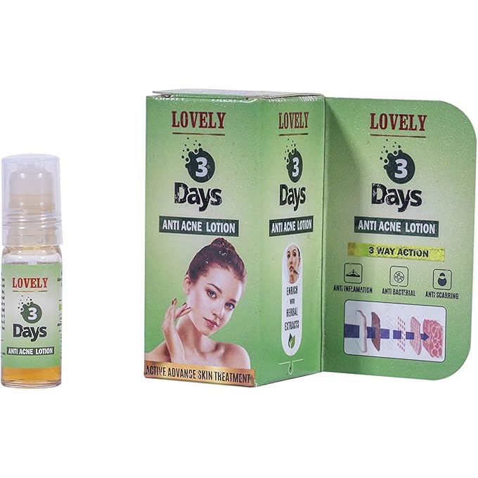 3 Days Anti Acne Lotion Enrich with Herbal Extract  5 ml