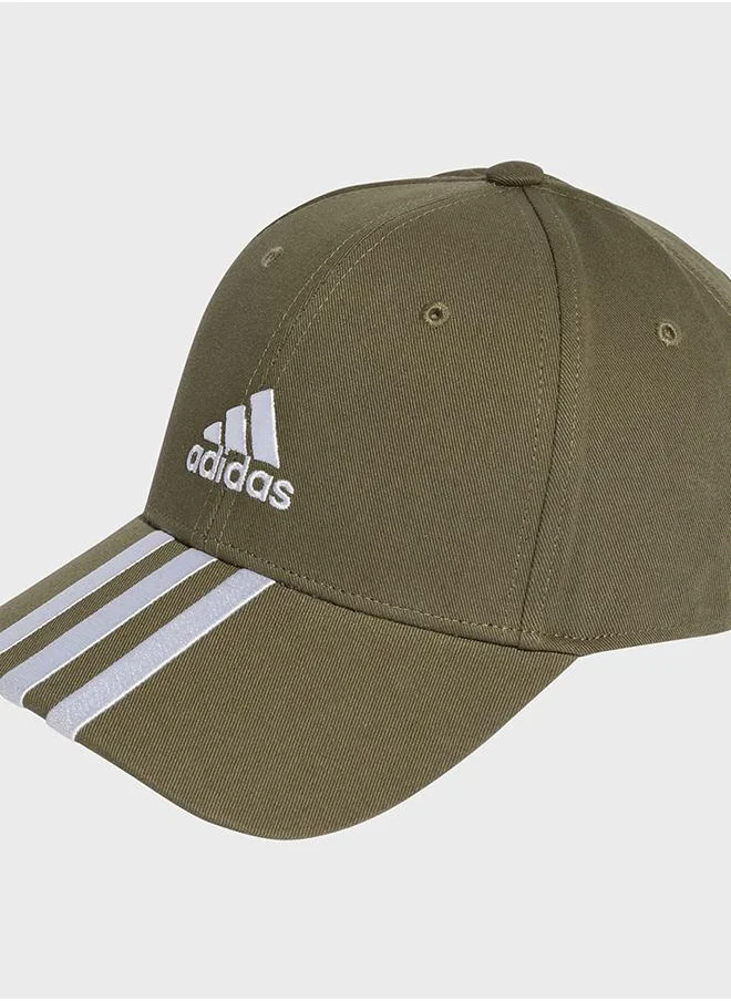 Adidas 3-Stripes Cotton Twill Baseball Cap