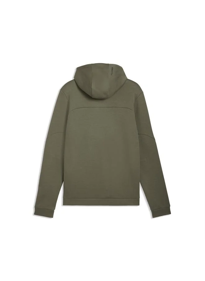 Puma Loden Green PUMATECH Full Zip Hoodie Men for Men | Best Price UAE