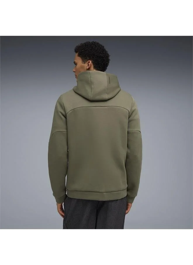 Puma Loden Green PUMATECH Full Zip Hoodie Men for Men | Best Price UAE