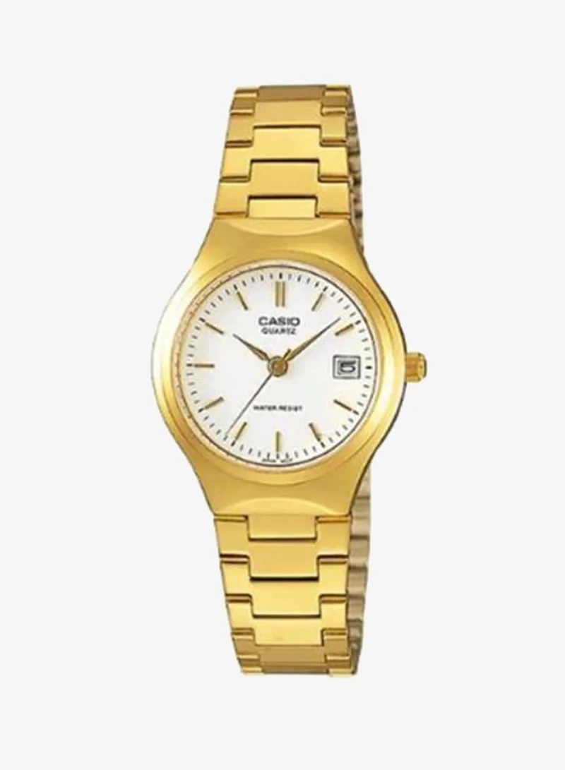 كاسيو Women's Analog Display Watch With Gold Stainless Steel Strap - LTP-1170N-7A
