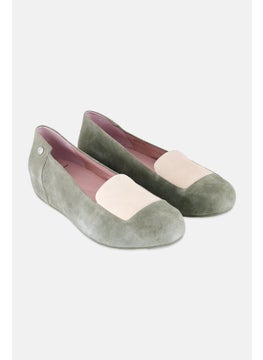 FitFlop Women Slip On Flats, Sage Green  - Image 1