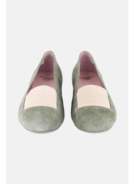 FitFlop Women Slip On Flats, Sage Green  - Image 4