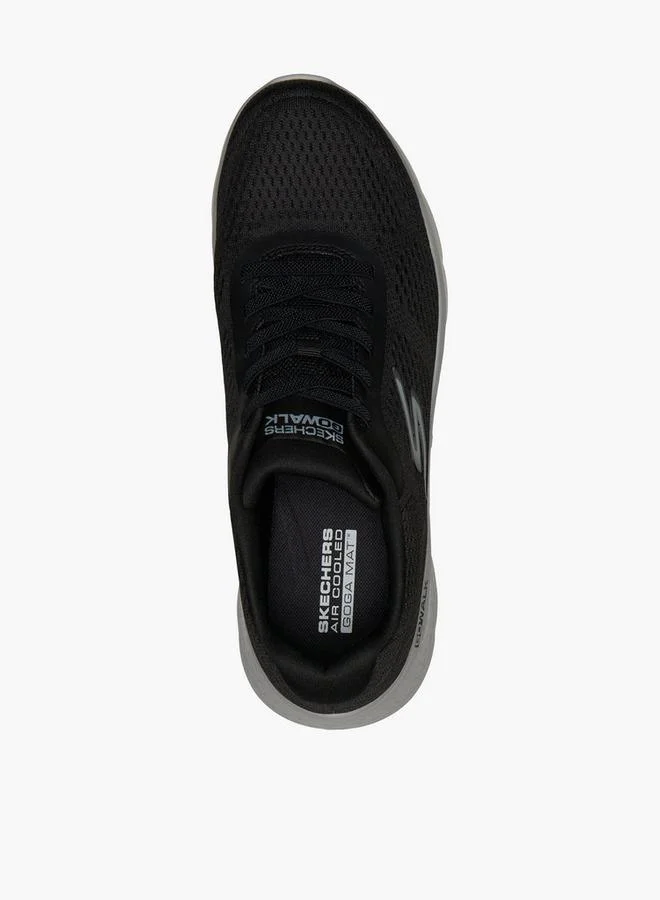 SKECHERS Men Go Walk Flex Lace-Up Walking Shoes