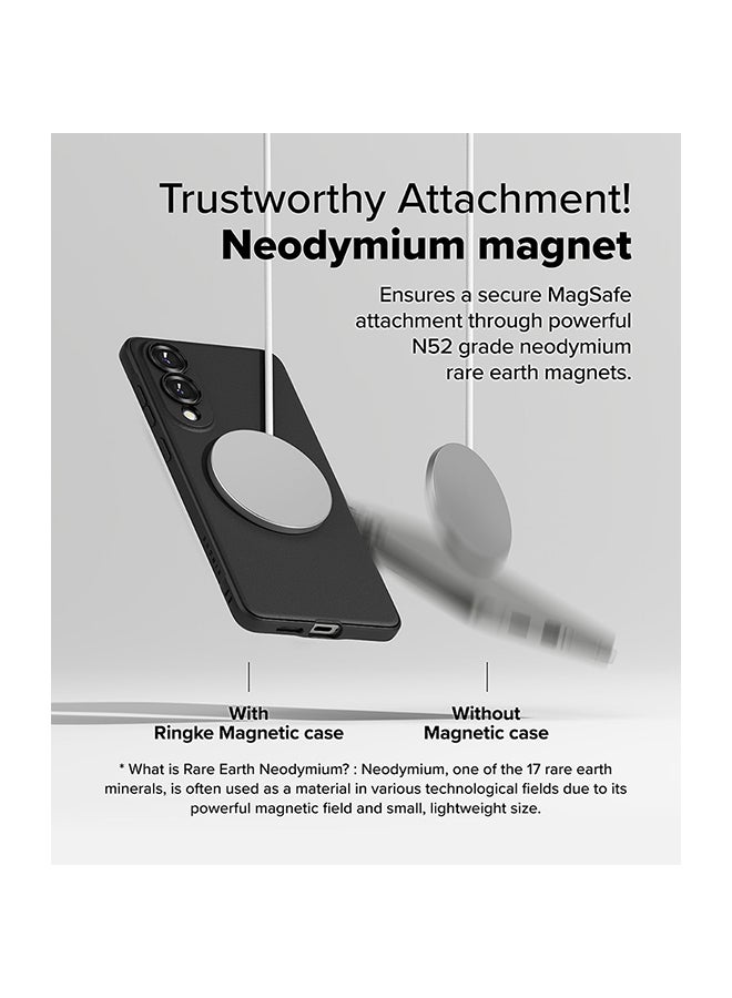 Ringke Onyx Magnetic For Samsung Galaxy S25 Edge Case (2025), Enhanced Grip Tough Flexible TPU Shockproof Rugged TPU Bumper Drop Protection Phone Cover -Black Black - Image 5