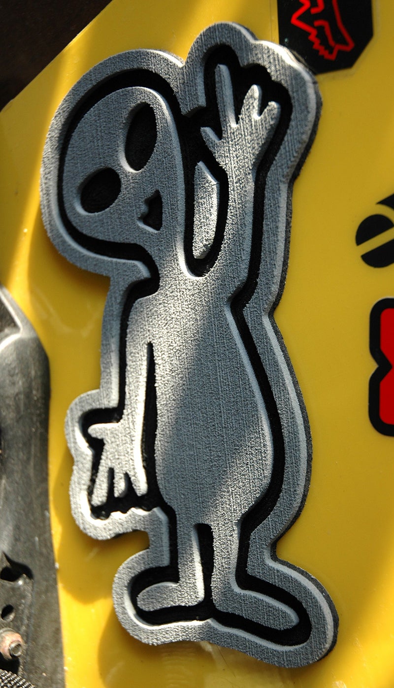 Toejamr Snowboard Stomp Pad - Alien - Gray - Image 5