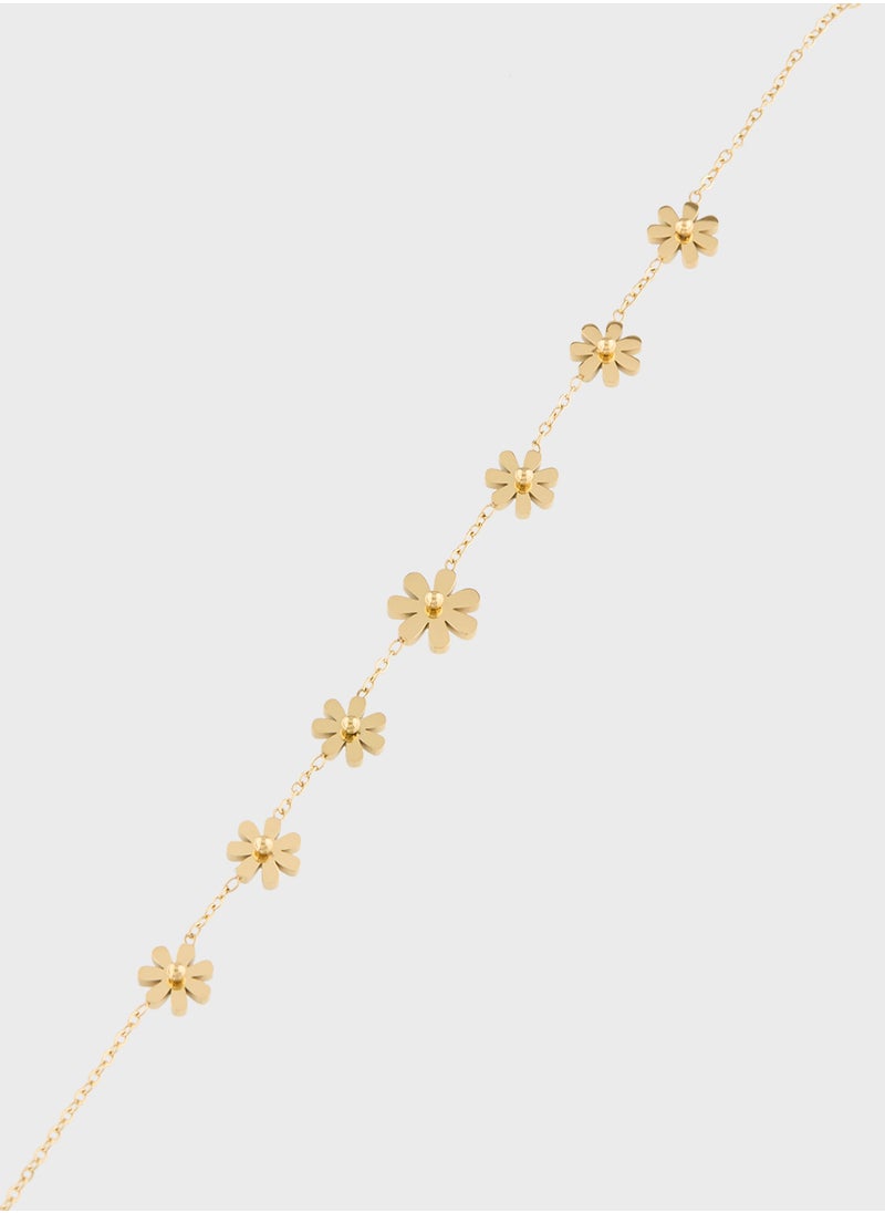 ELLA - Floral Anklet - Image 1